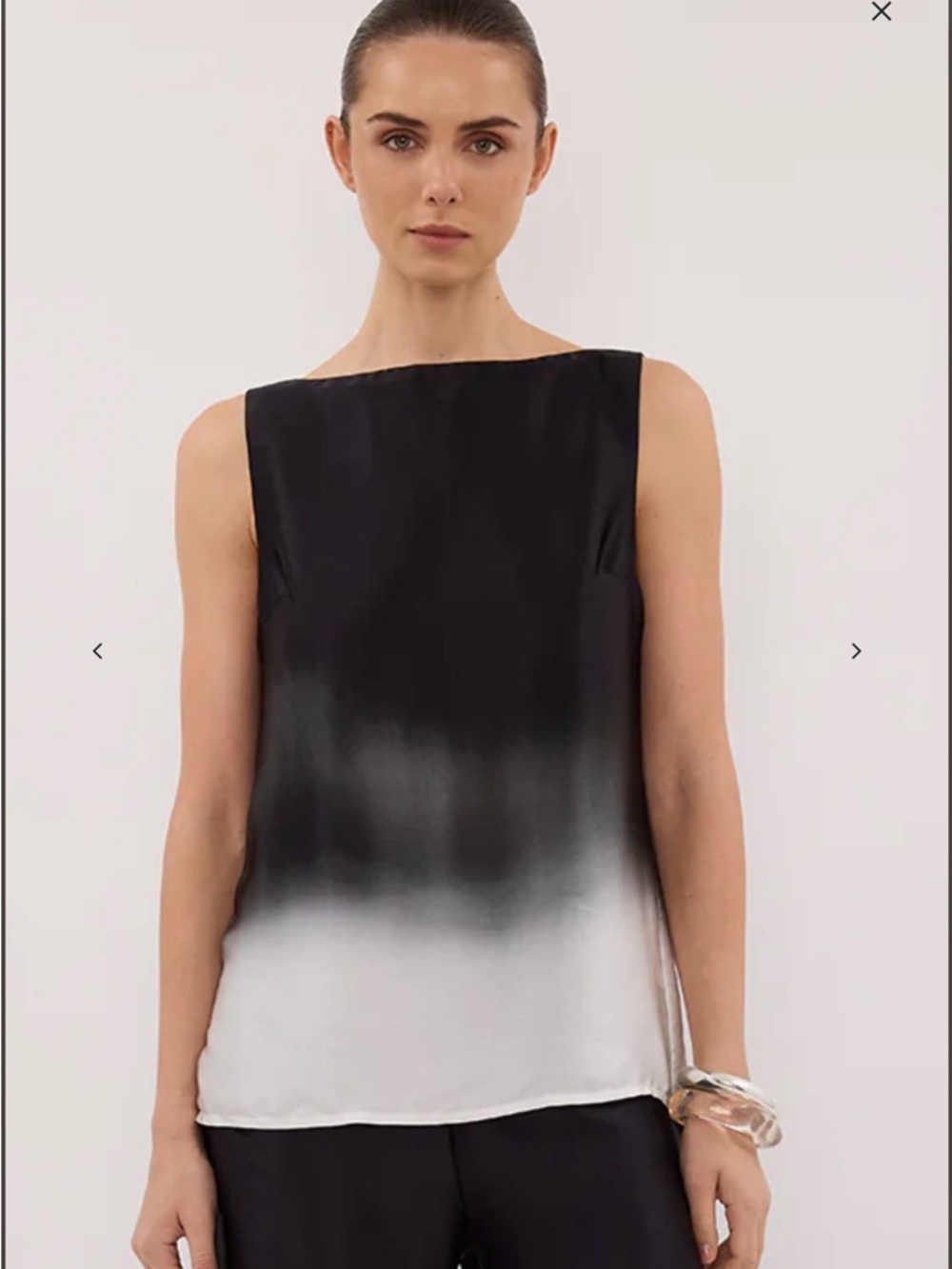 Dissh Huxley Ombré Silk Top NWT